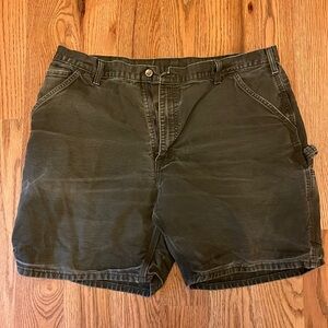 Moss Green Carhartt Shorts